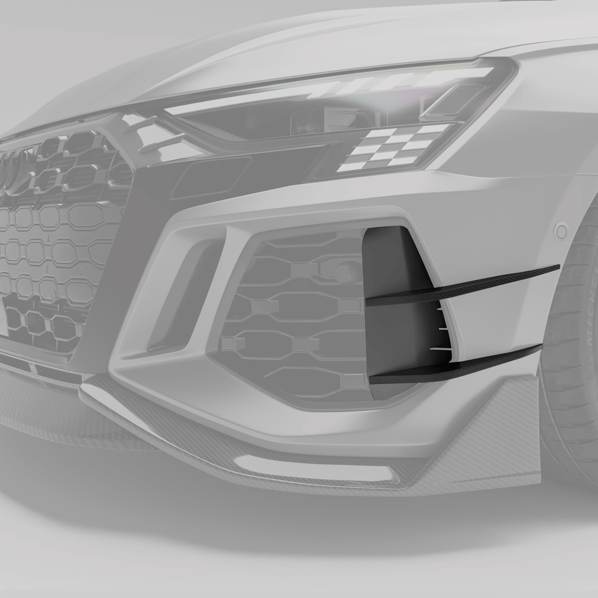 Audi RS3 8Y Sportback Carbon Fiber Canards
