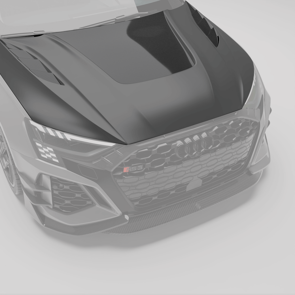 Audi RS3 8Y Limousine Carbon Fiber Hood