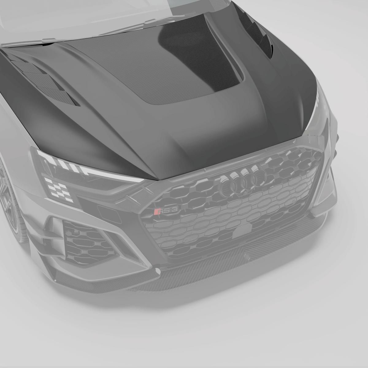 Audi RS3 8Y Limousine Carbon Fiber Hood