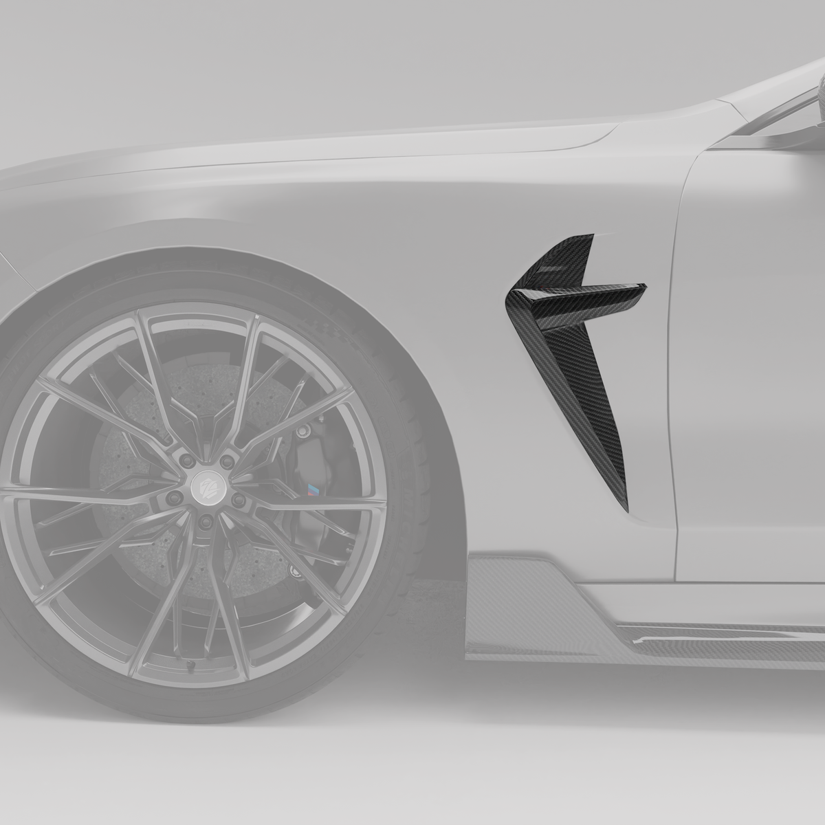 BMW M8 F93 Carbon Fiber Side Fender Vents