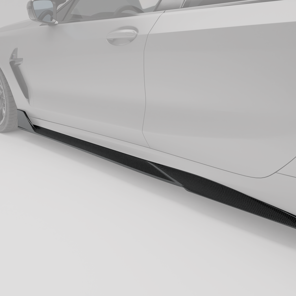 BMW M8 F93 Carbon Fiber Side Skirts