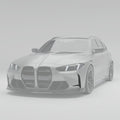 BMW M3 G81 Carbon Fiber Front Bumper Canards