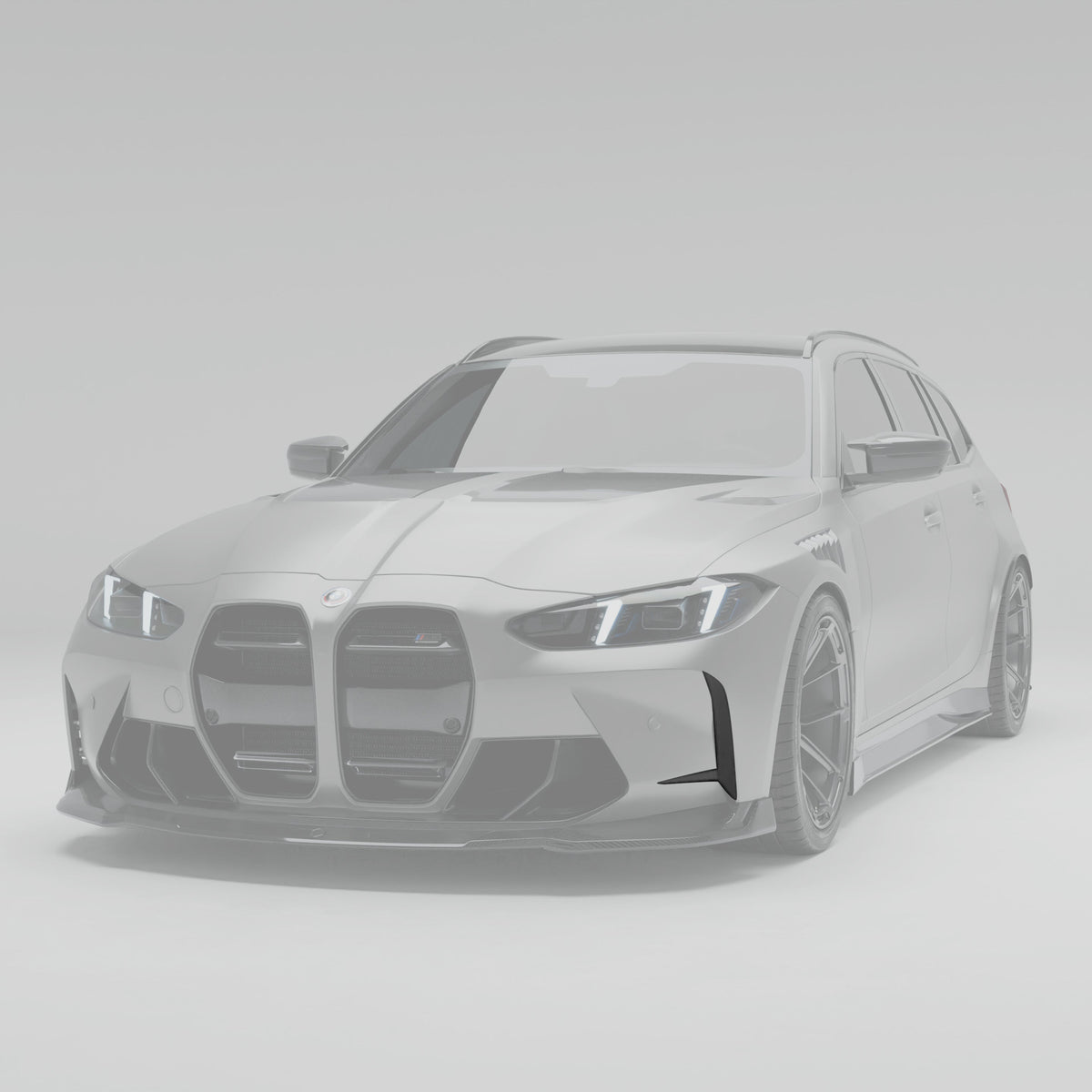 BMW M3 G81 Carbon Fiber Front Bumper Canards