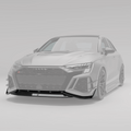 Audi RS3 8Y Limousine Carbon Fiber Front Lip