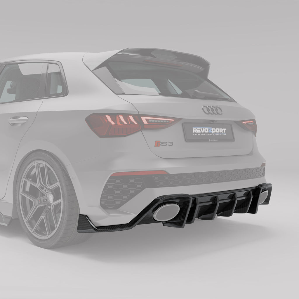 Audi RS3 8Y Sportback Carbon Fiber Rear Diffuser