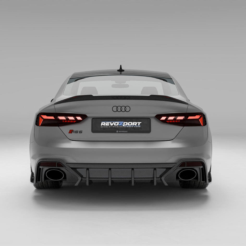 Audi RS5 B9.5 Facelift Sportback Carbon Fiber Rear Diffuser
