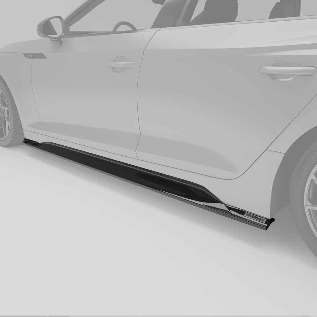 Audi RS5 B9.5 Facelift Sportback Carbon Fiber Side Skirts