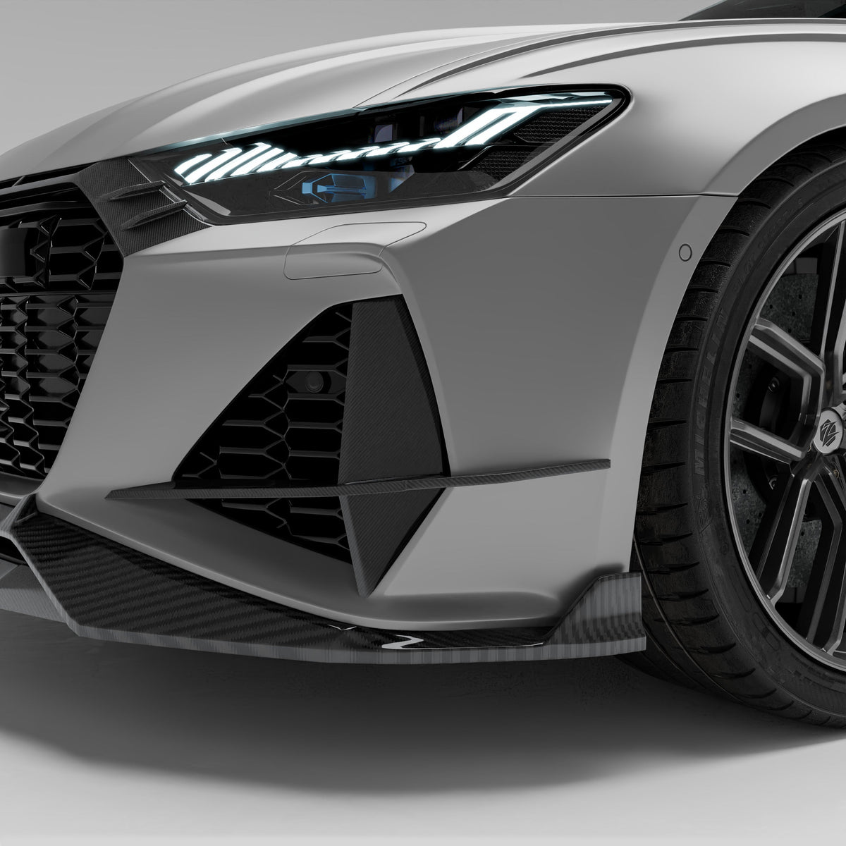 Audi RS6 C8 Carbon Fiber Canards