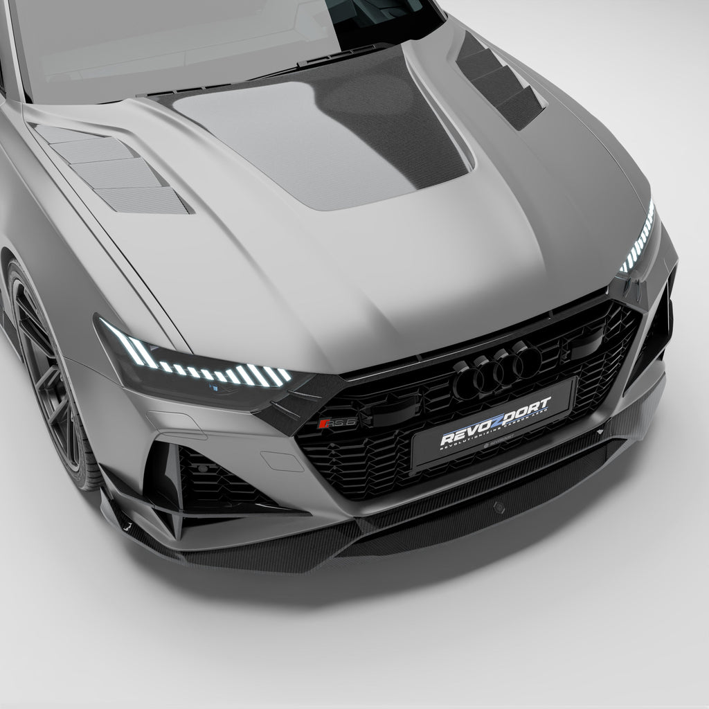 Audi RS6 C8 Carbon Fiber Front Lip