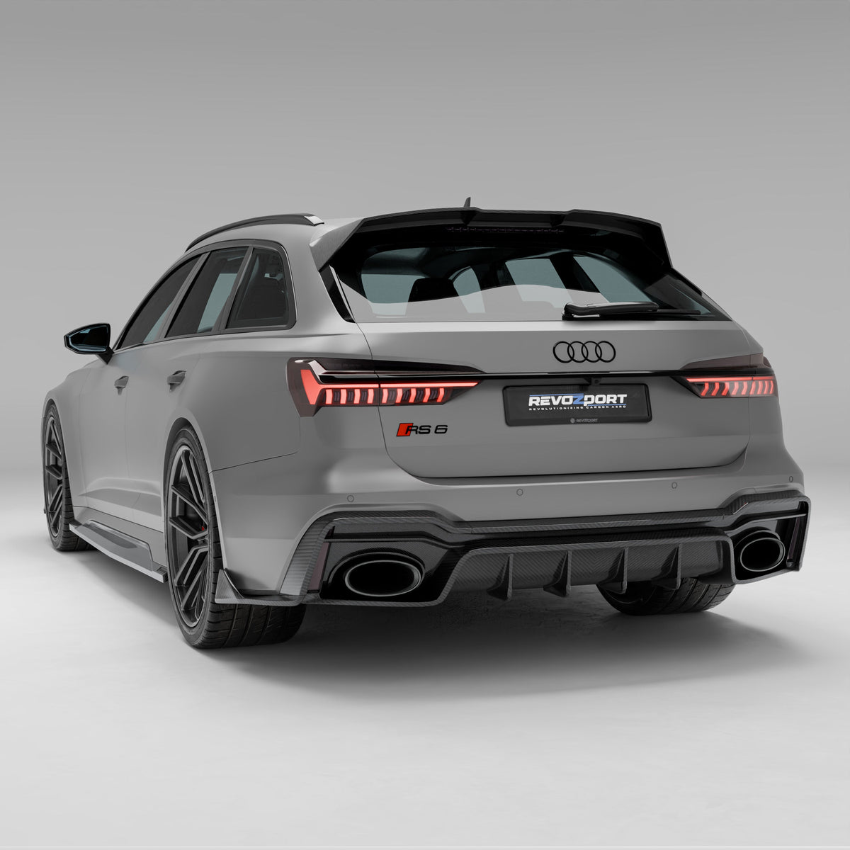 Audi RS6 C8 Carbon Fiber Rear Diffuser