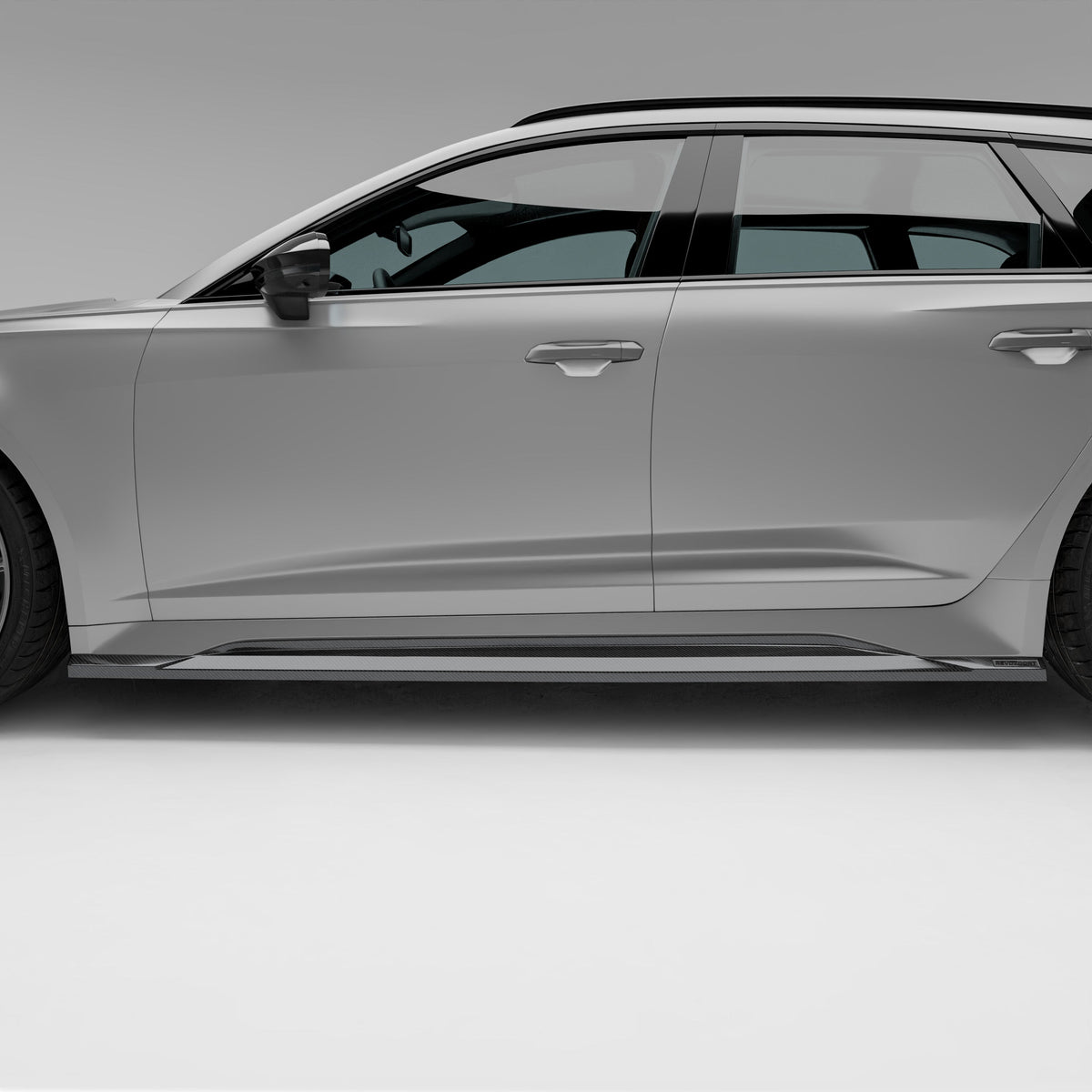 Audi RS6 C8 Carbon Fiber Side Skirts