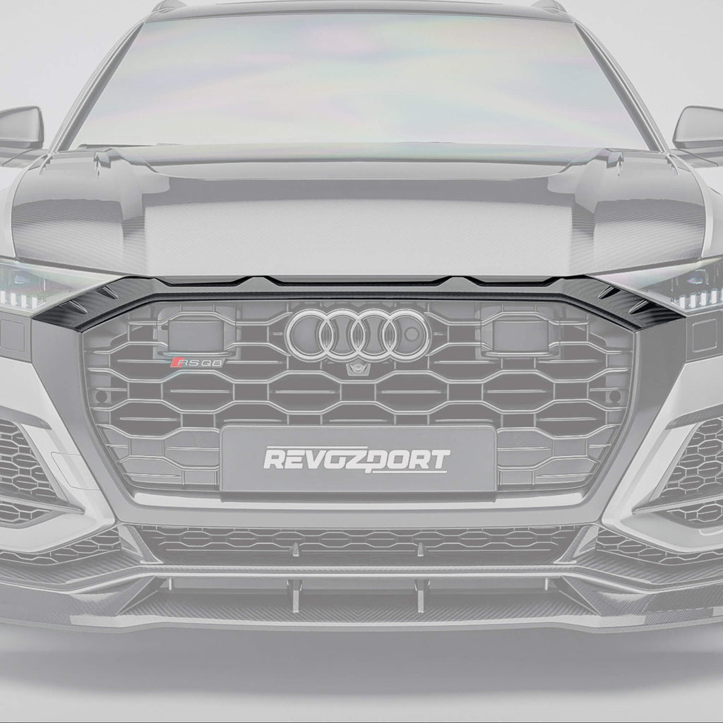 Audi RSQ8 Pre-LCI Carbon Fiber Front Grille Add-On