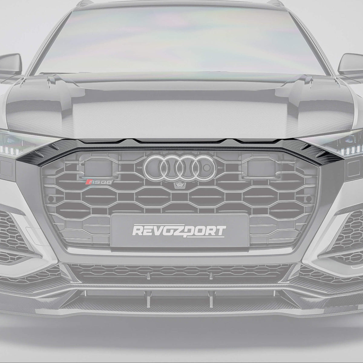Audi RSQ8 Pre-LCI Carbon Fiber Front Grille Add-On