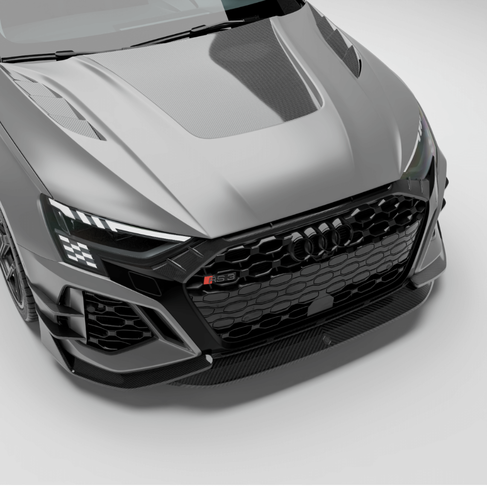 Audi RS3 8Y Limousine Carbon Fiber Hood