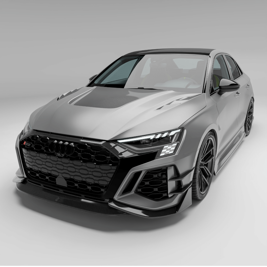 Audi RS3 8Y Limousine Carbon Fiber Front Lip