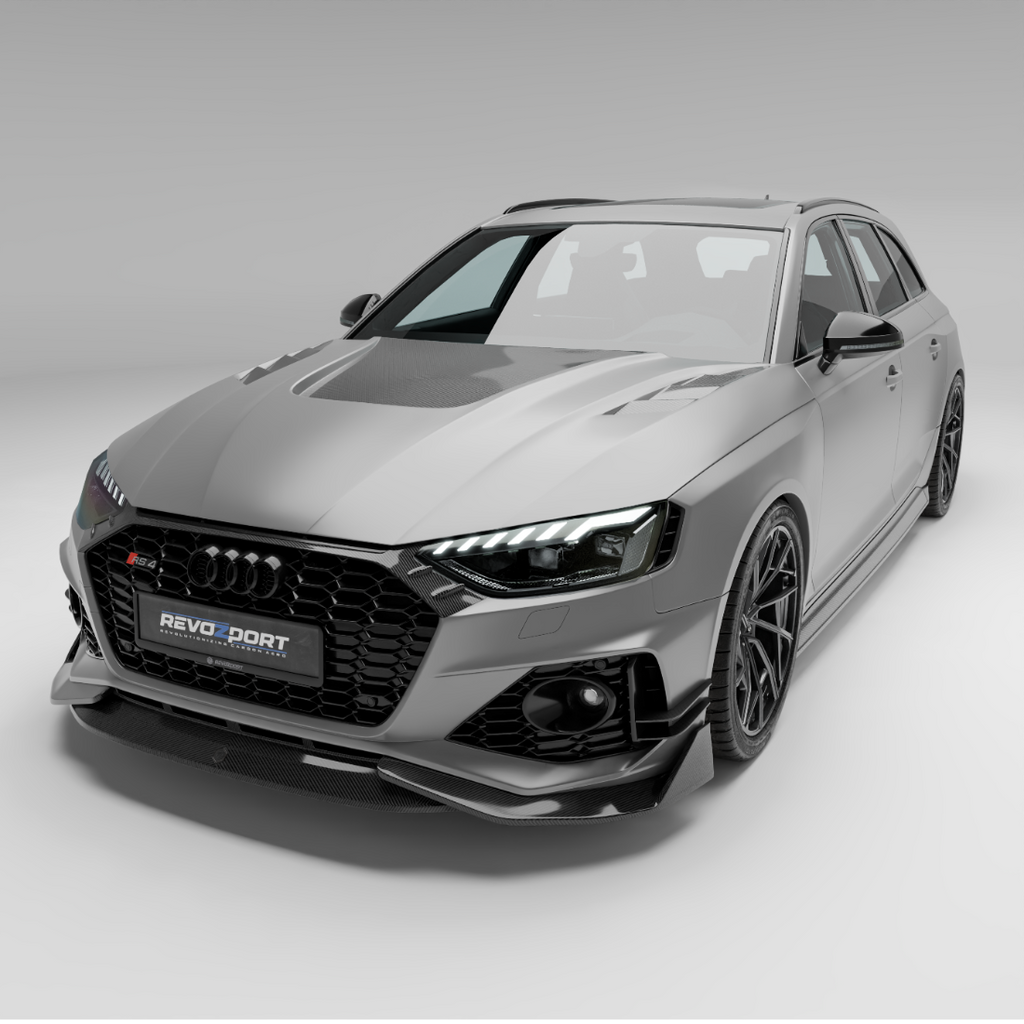 Audi RS4 B9.5 Facelift Carbon Fiber Front Lip