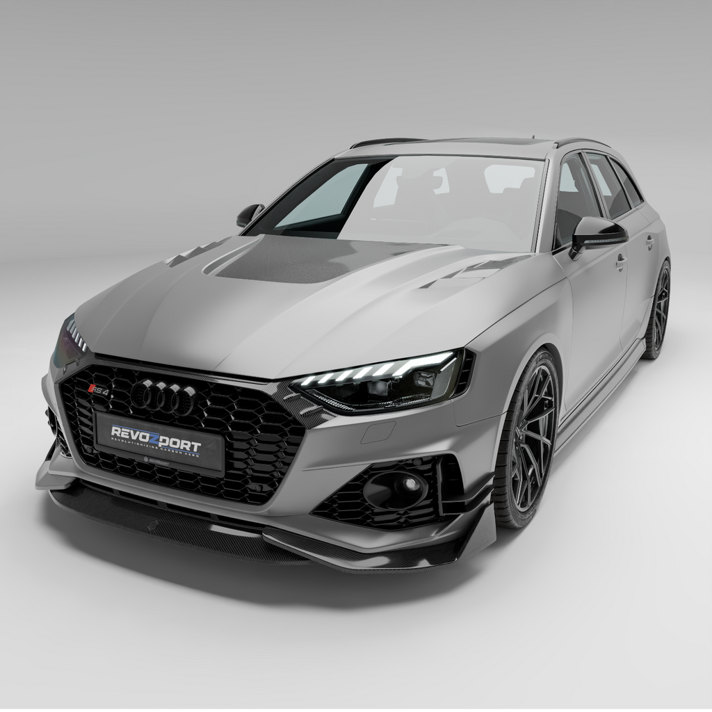 Audi RS4 B9.5 Facelift Carbon Fiber Canards