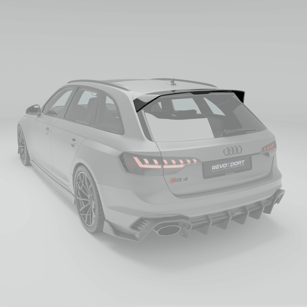 Audi RS4 B9.5 Facelift Carbon Fiber Roof Spoiler