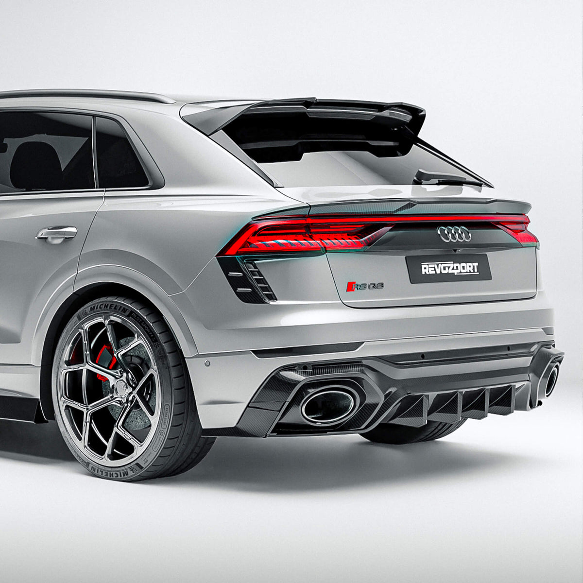 Audi RSQ8 Pre-LCI Carbon Fiber Rear Diffuser