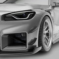 BMW M2 G87 Carbon Fiber Aero Front Bumper Canards
