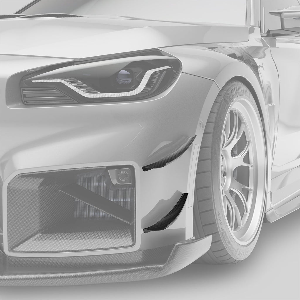 BMW M2 G87 Carbon Fiber Aero Front Bumper Canards