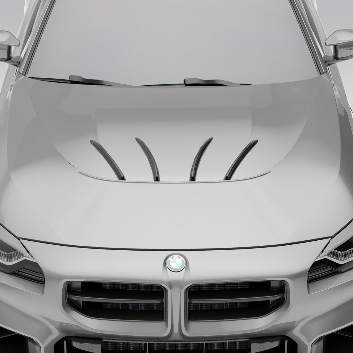 BMW M2 G87 Carbon Fiber Race Car Hood Strakes