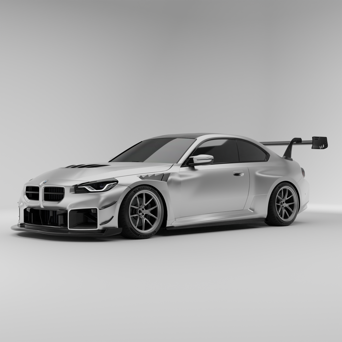 BMW M2 G87 Carbon Fiber Aero Splitter & Air Dam