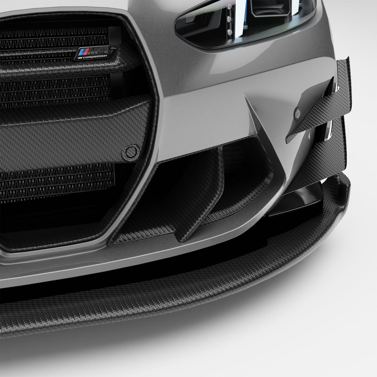 BMW M3 G80 Carbon Fiber Aero Front Bumper Inlets