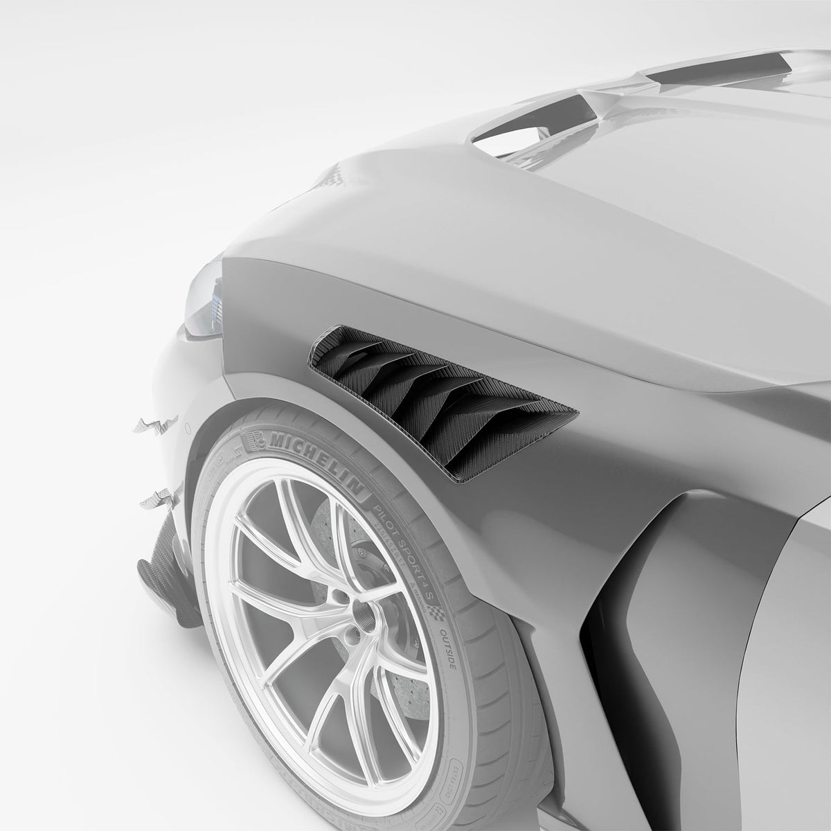 BMW M3 G80 Carbon Fiber Front Fenders