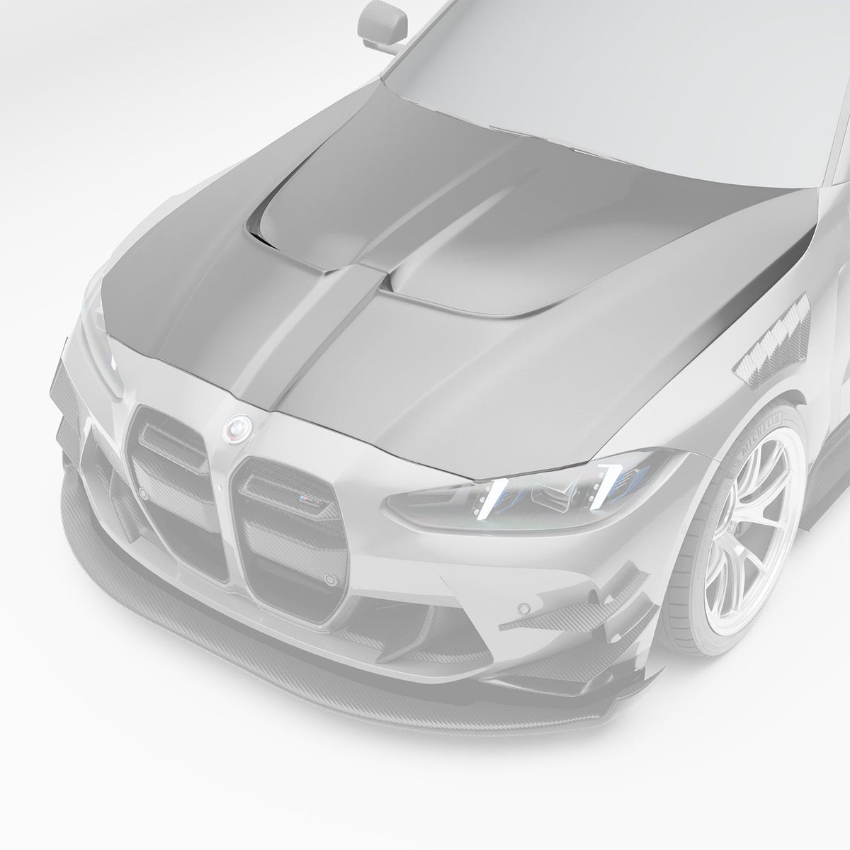 BMW M3 G80 Carbon Fiber Race Car Hood