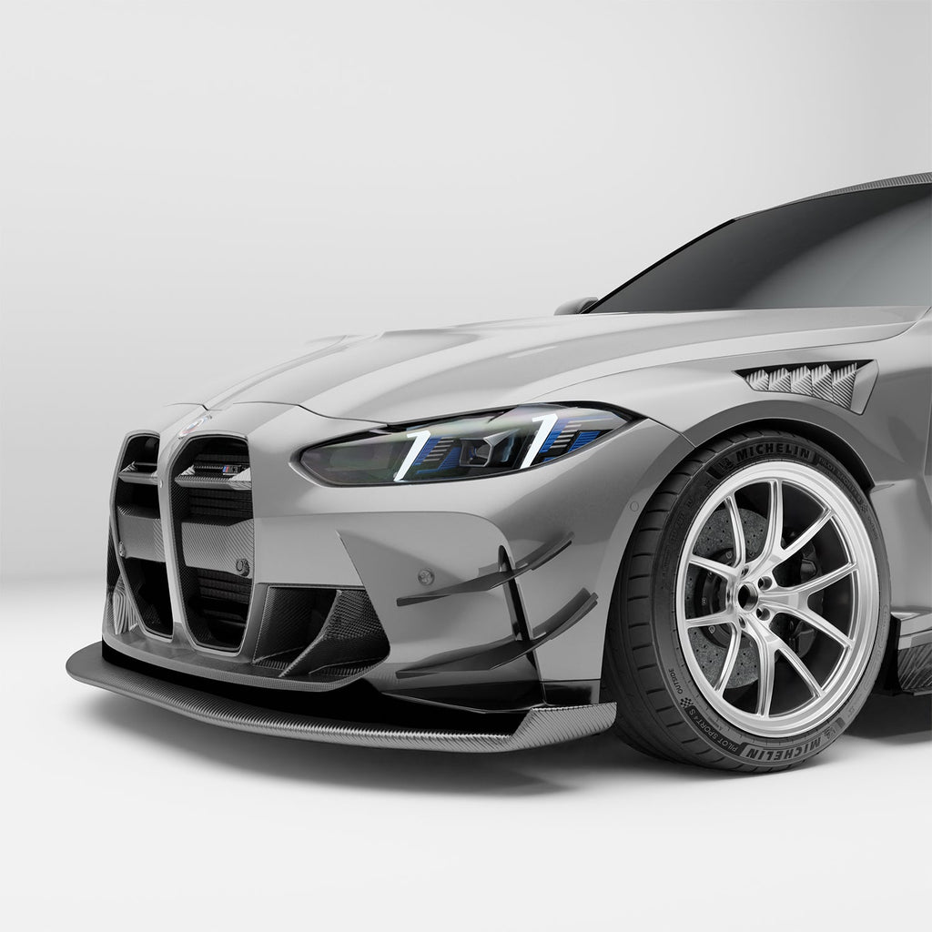 BMW M3 G80 Carbon Fiber Aero Front Bumper Inlets