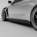 BMW M4 G82 Carbon Fiber Race Side Skirts