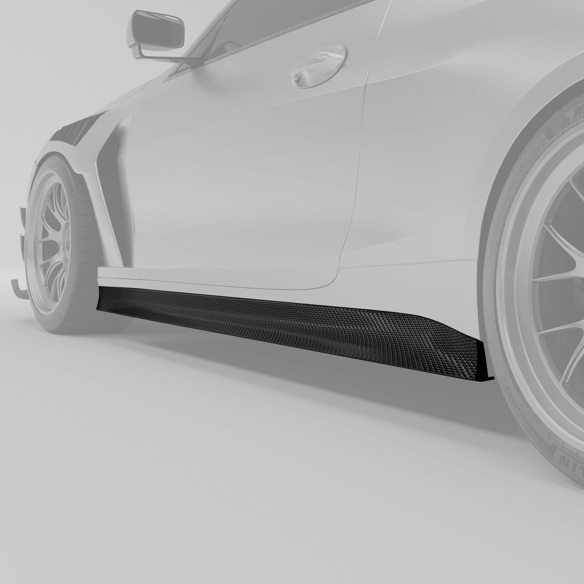 BMW M4 G82 Carbon Fiber Race Side Skirts
