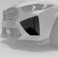 BMW X5M F95 LCI Carbon Fiber Front Bumper Air Vents