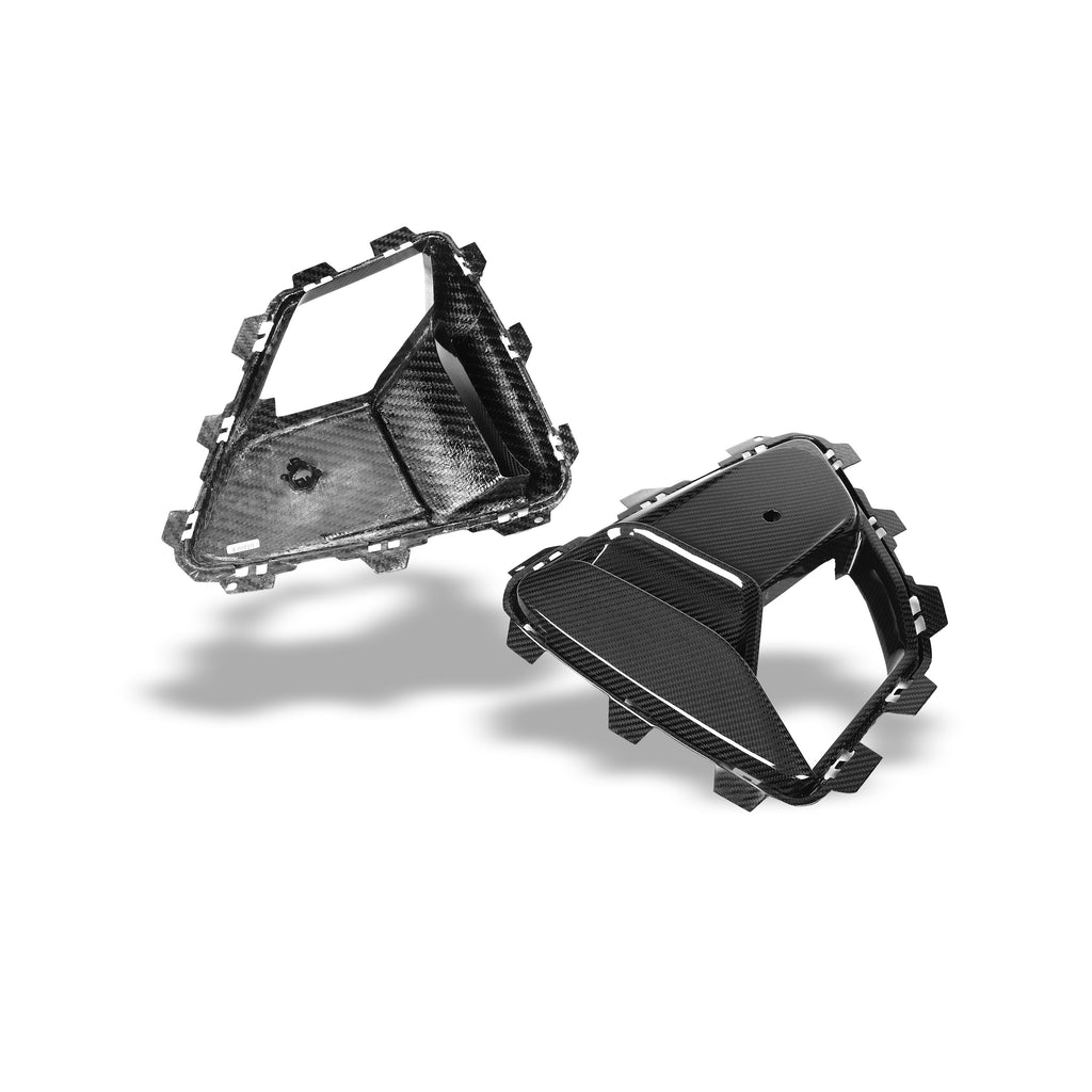 BMW X5M F95 LCI Carbon Fiber Front Bumper Air Vents
