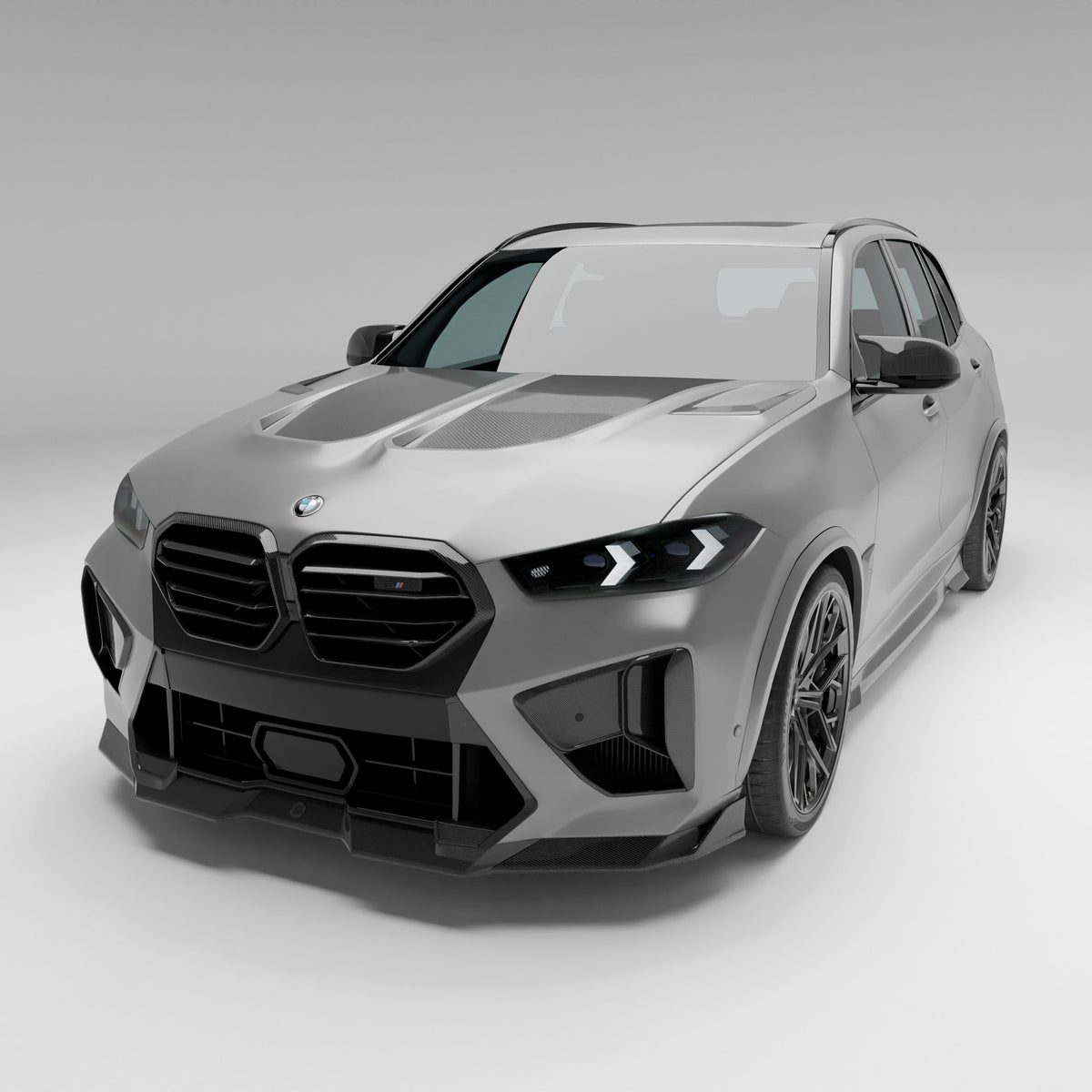 BMW X5M F95 LCI Carbon Fiber Front Lip