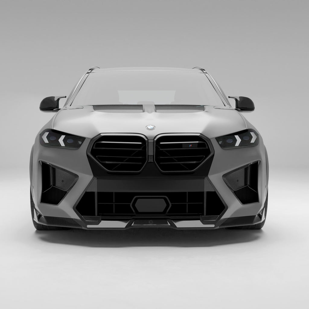 BMW X5M F95 LCI Carbon Fiber Front Lip Vent Trims