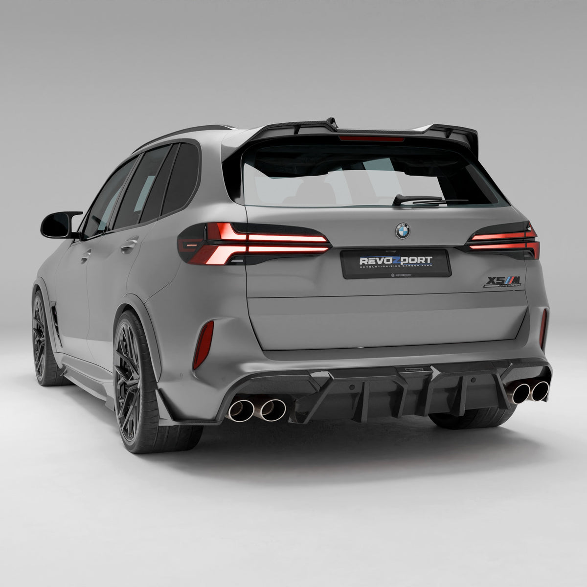 BMW X5M F95 LCI Carbon Fiber Rear Diffuser