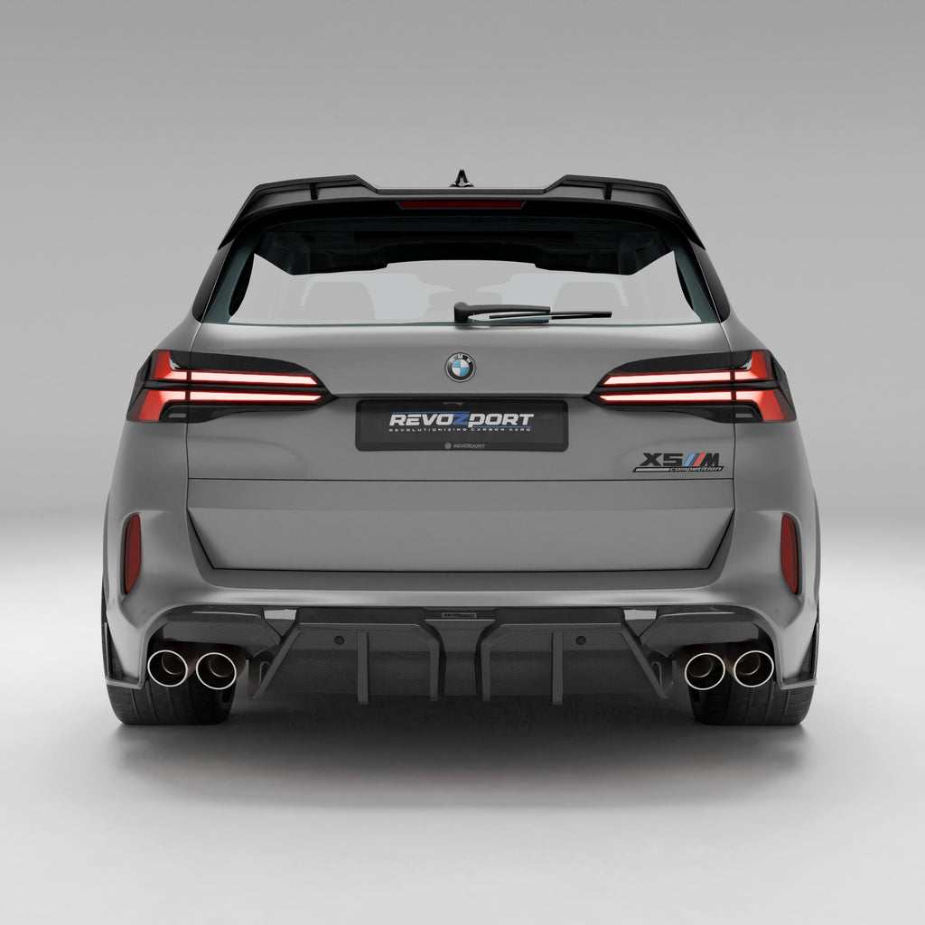 BMW X5M F95 LCI Carbon Fiber Rear Diffuser