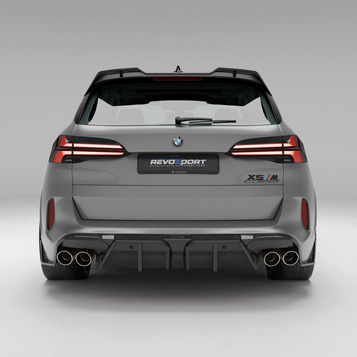 BMW X5M F95 LCI Carbon Fiber Rear Diffuser