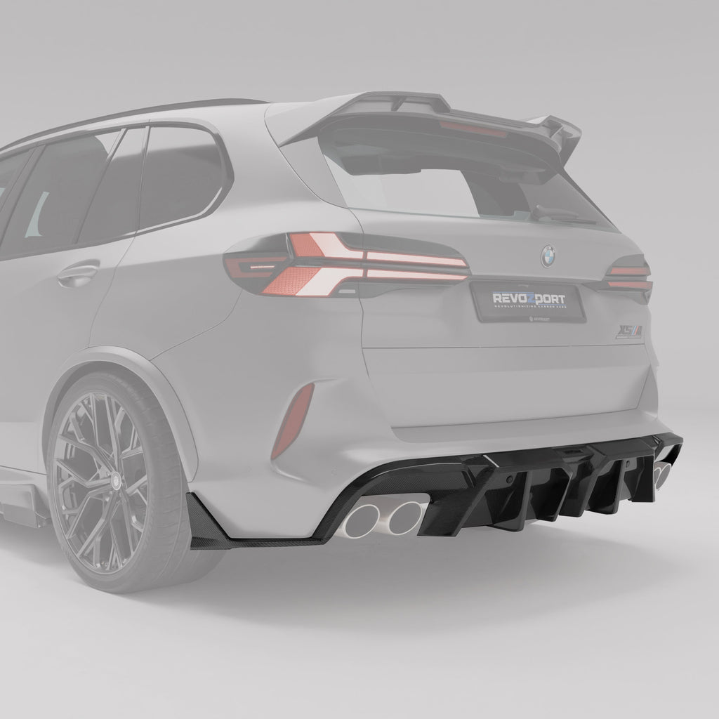 BMW X5M F95 LCI Carbon Fiber Rear Diffuser