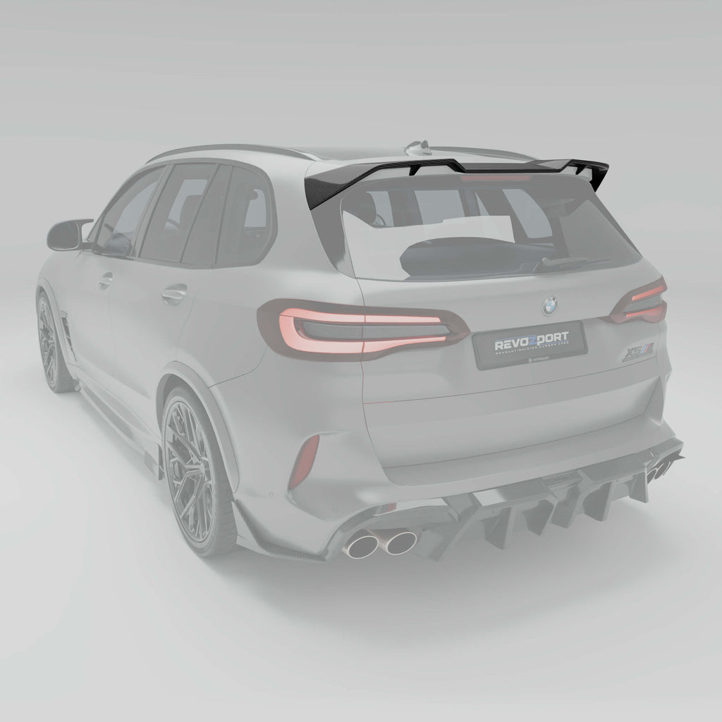 BMW X5M F95 LCI Carbon Fiber Roof Spoiler
