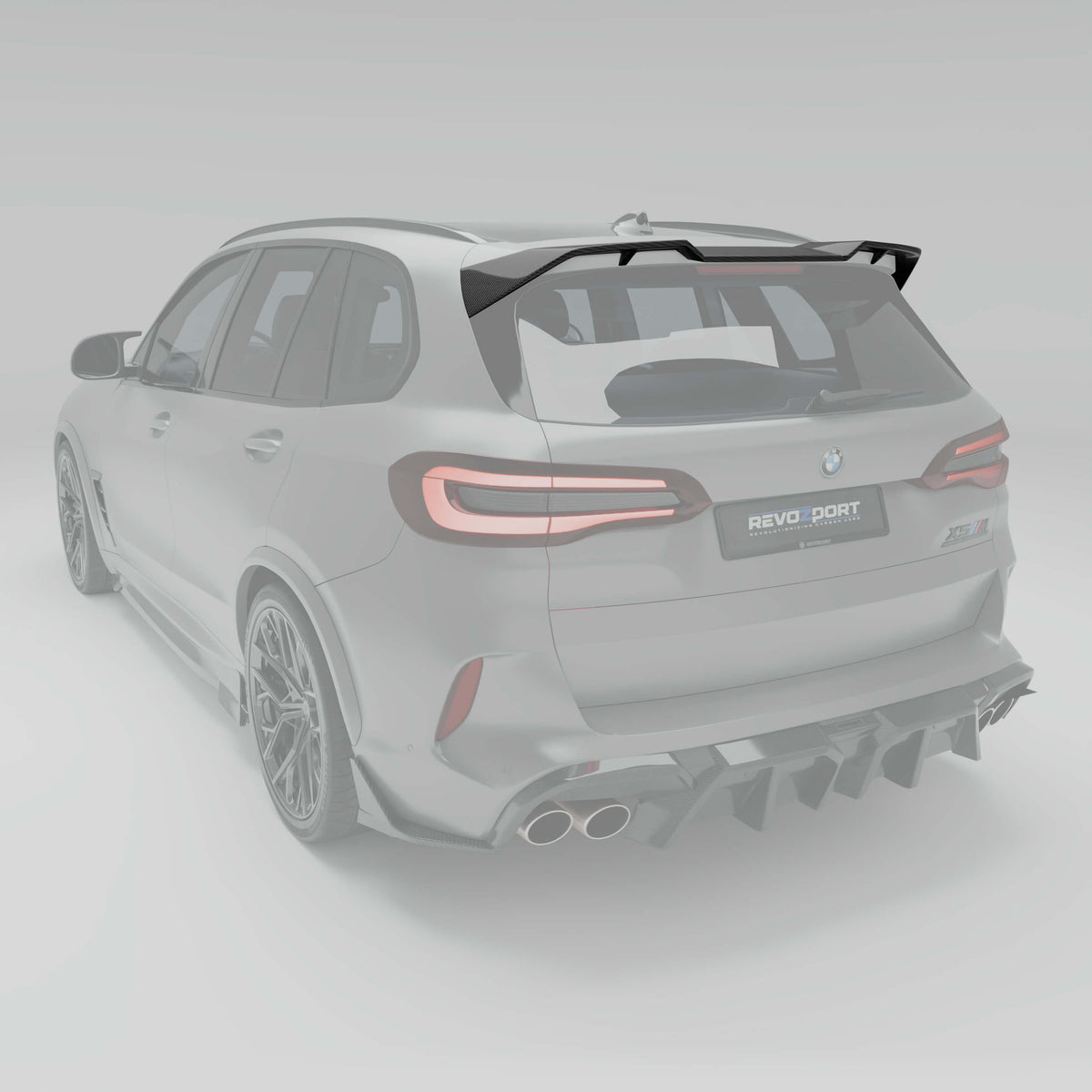 BMW X5M F95 LCI Carbon Fiber Roof Spoiler