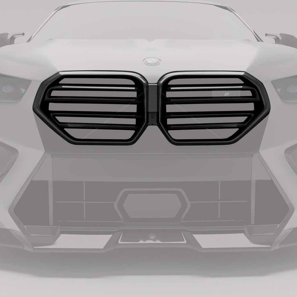 BMW X6M F96 LCI Carbon Fiber Front Grille