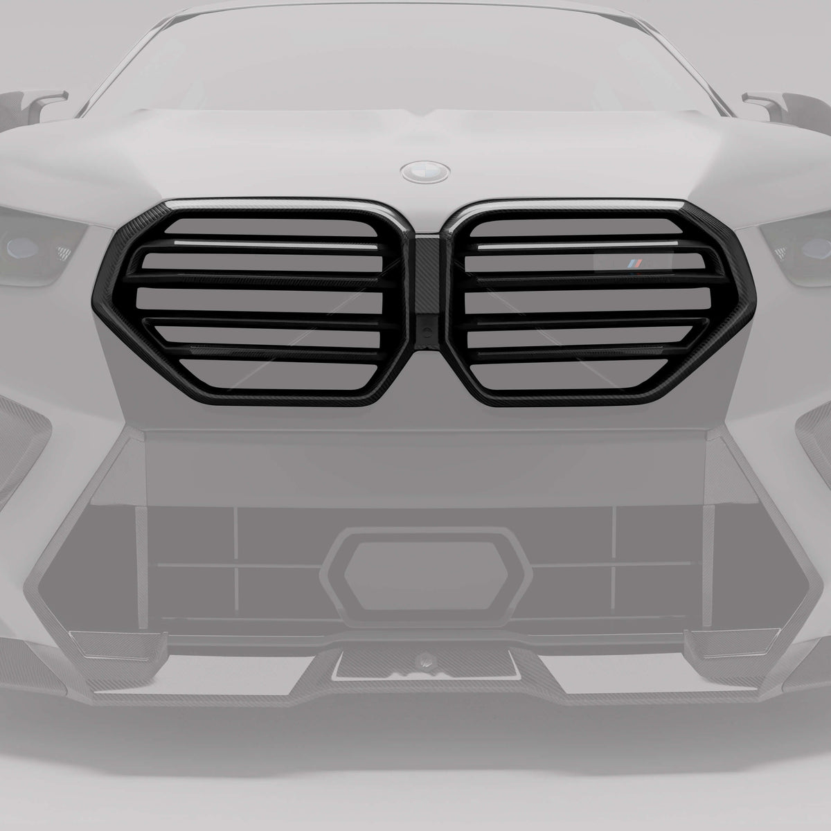 BMW X6M F96 LCI Carbon Fiber Front Grille