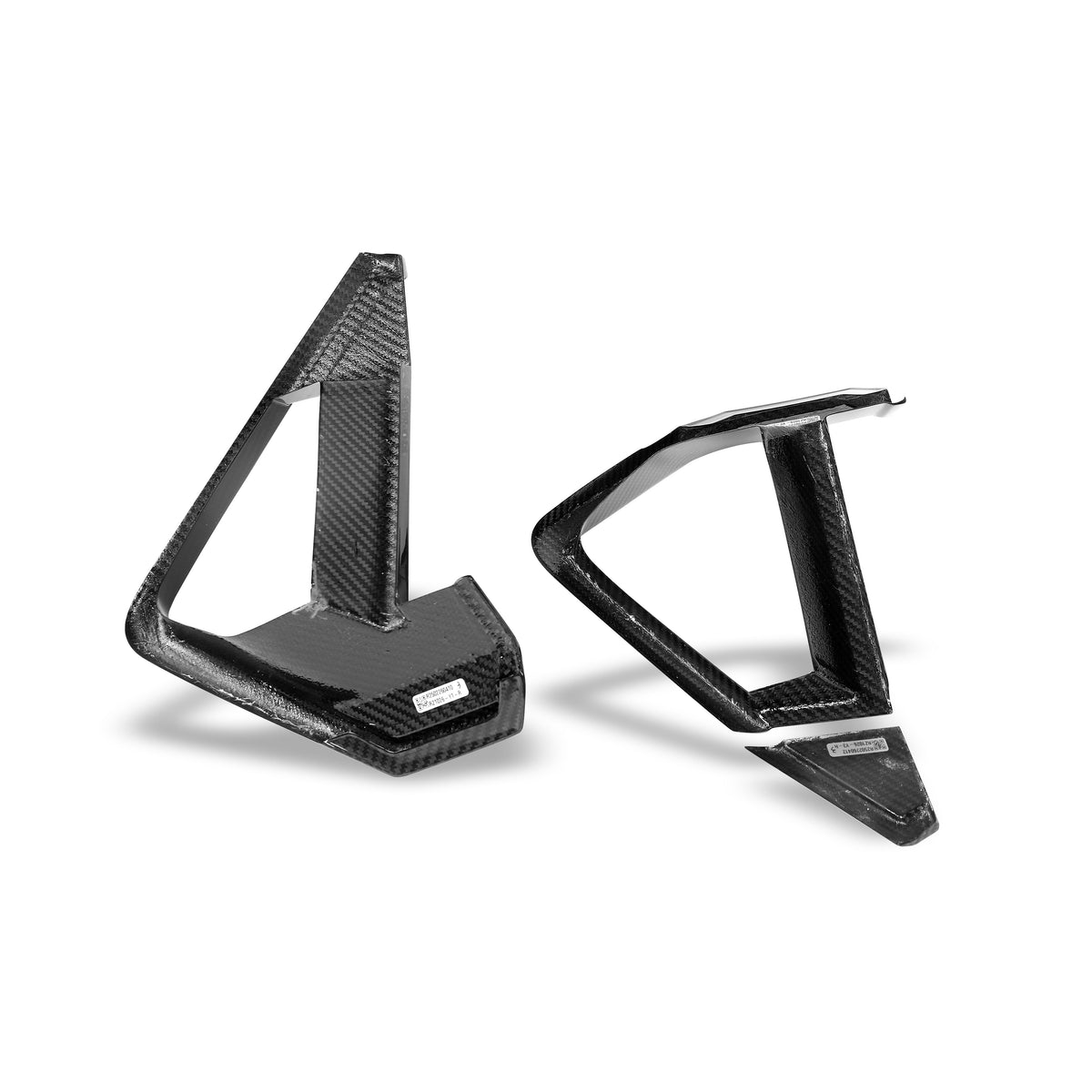 BMW X6M F96 LCI Carbon Fiber Front Lip Vent Trims