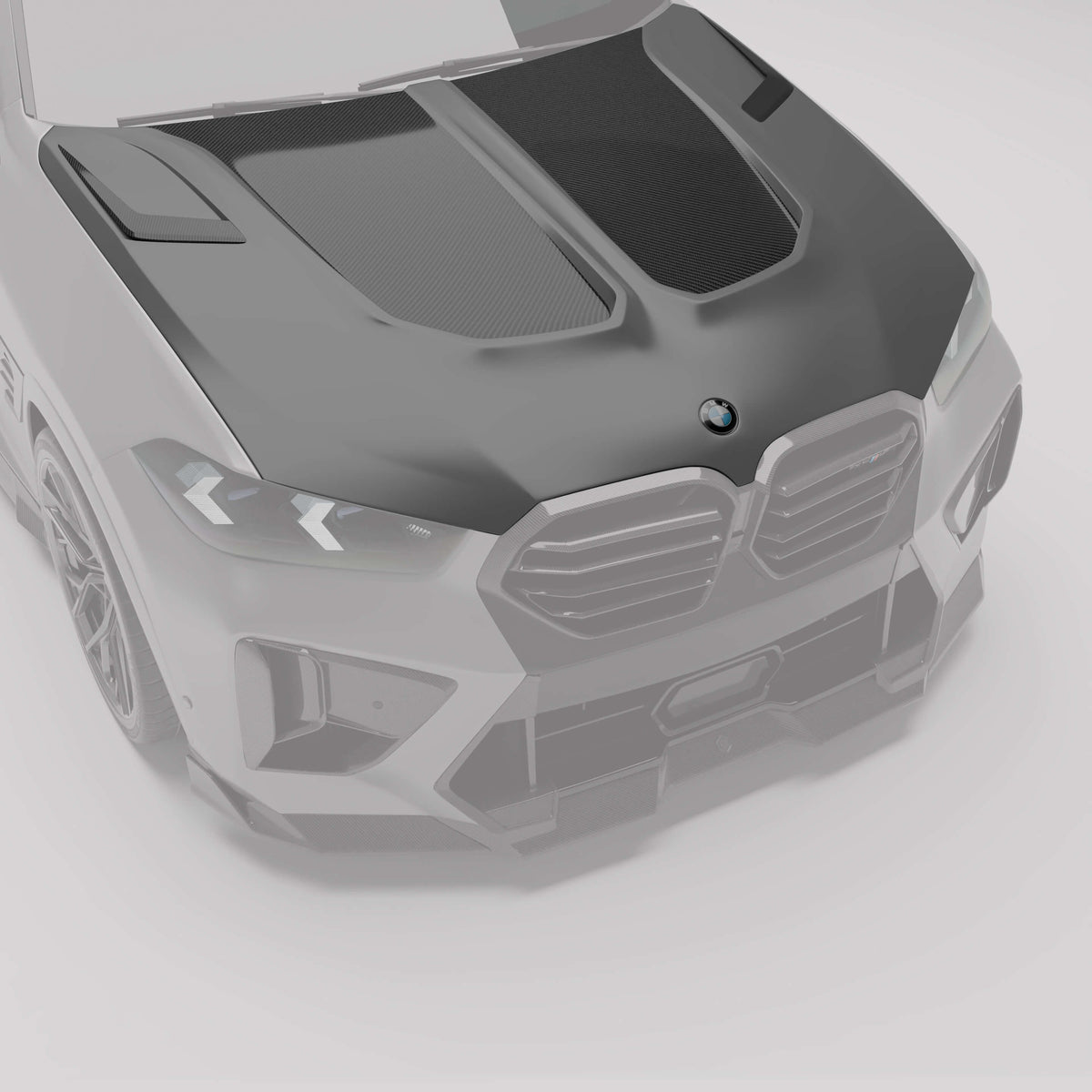 BMW X6M F96 LCI Carbon Fiber Hood