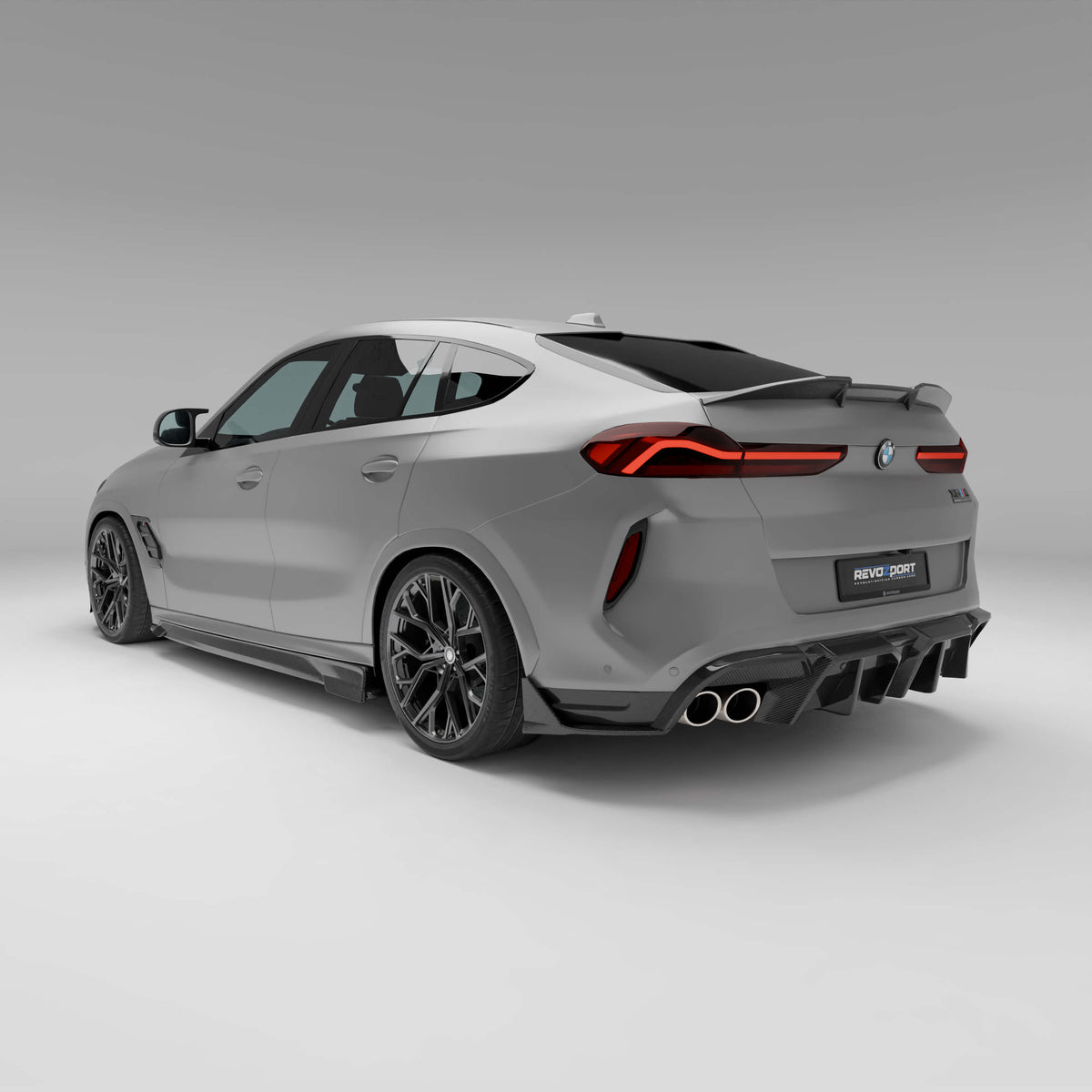 BMW X6M F96 LCI Carbon Fiber Side Skirts