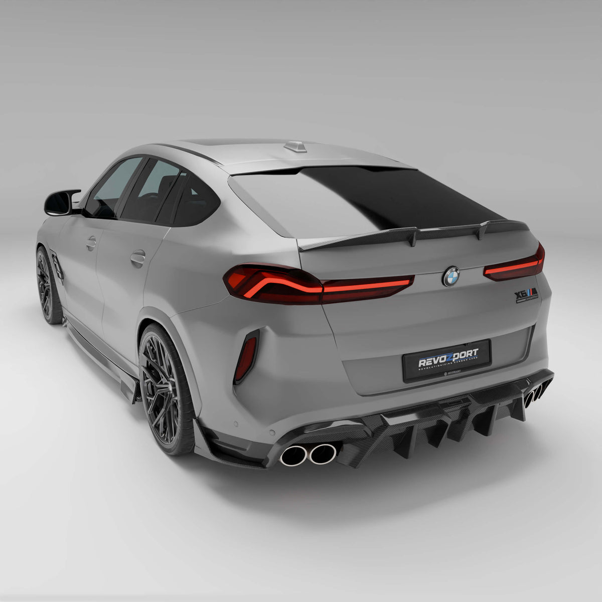 BMW X6M F96 LCI Carbon Fiber Rear Spoiler