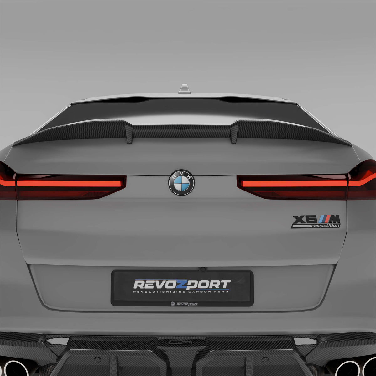 BMW X6M F96 LCI Carbon Fiber Rear Spoiler